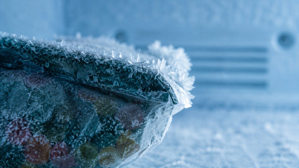 Heavy Frost in a Viking Freezer: Door Gaps Versus Defrost Faults